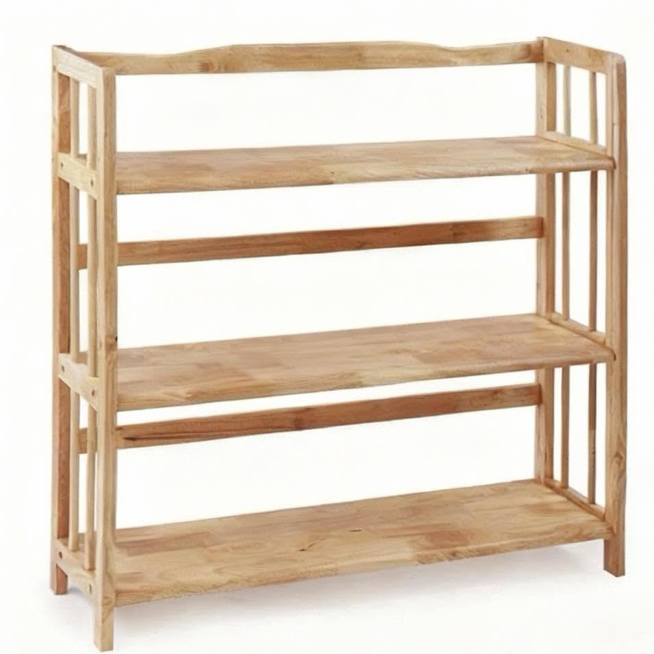 Kệ đa năng gỗ tự nhiên 3 tầng 80cm