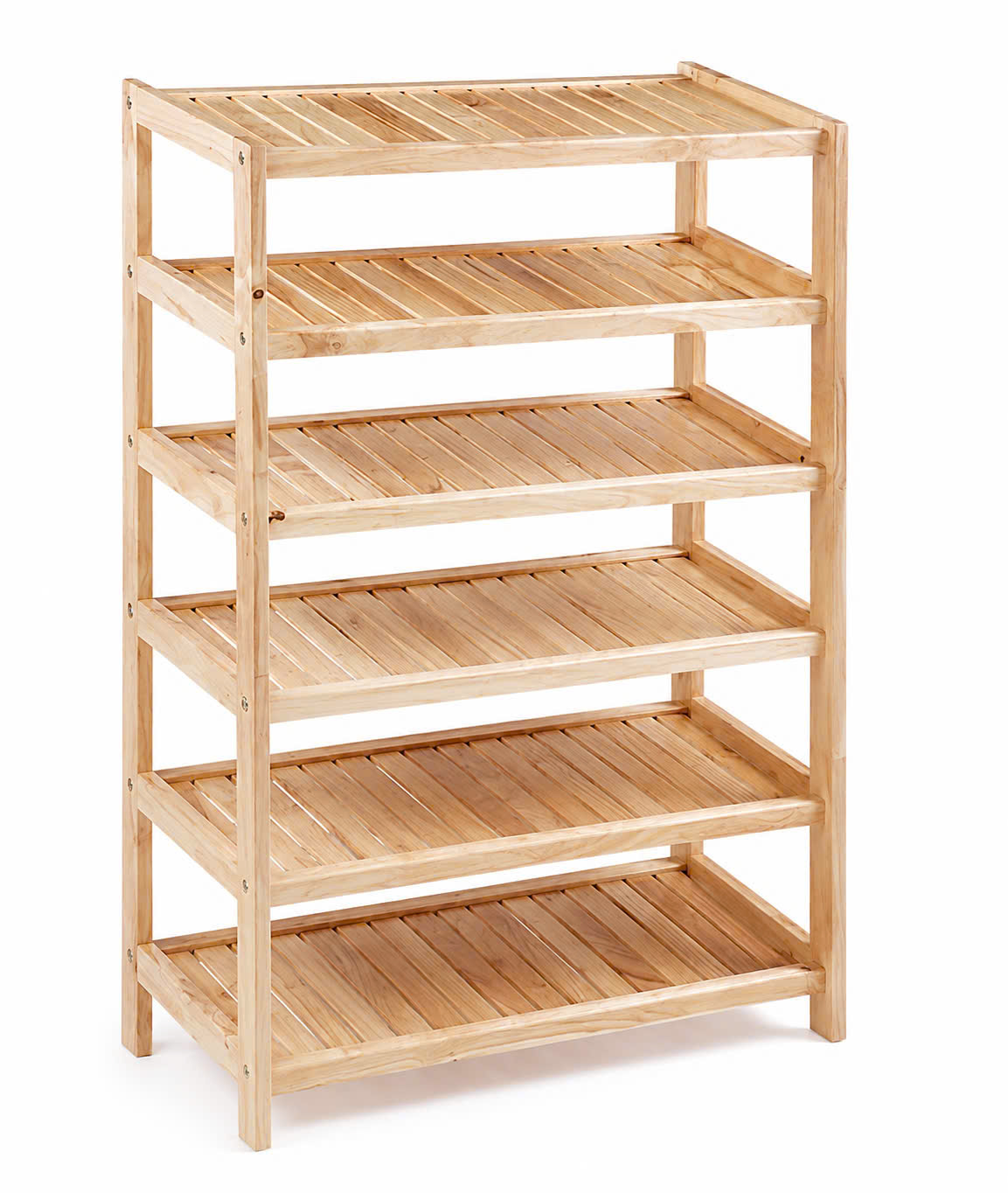 Kệ dép gỗ tự nhiên 6 tầng 60cm