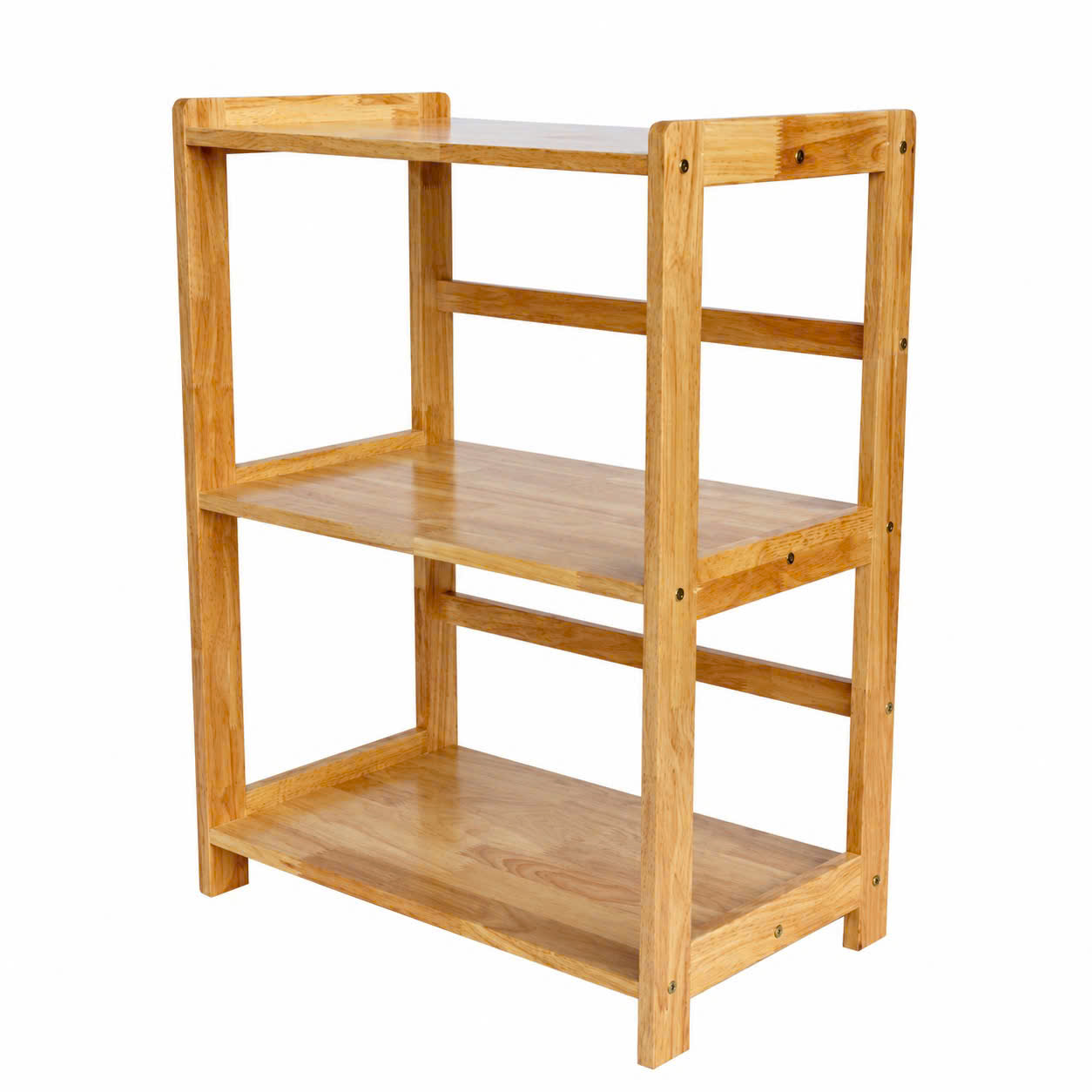 Kệ lò vi sóng gỗ tự nhiên 3 tầng