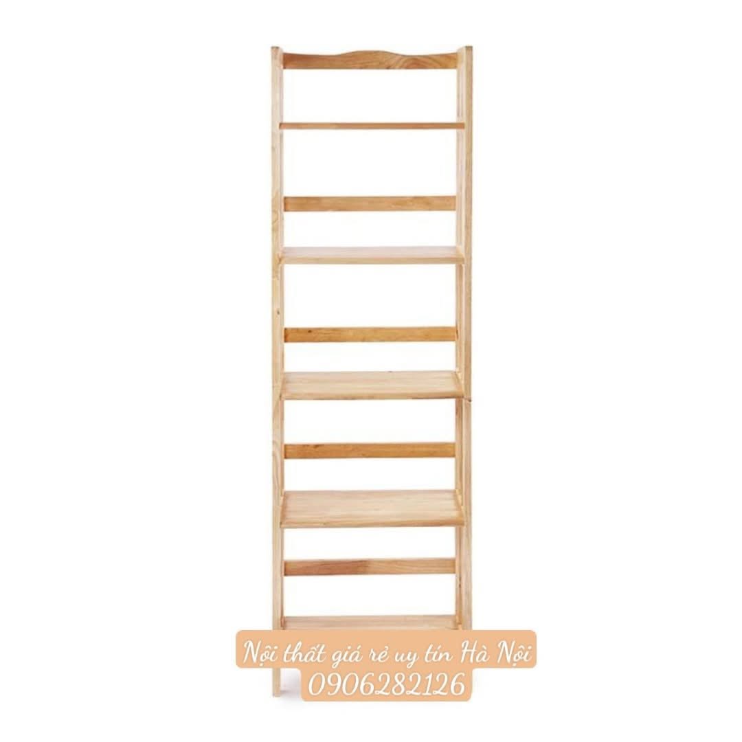 Kệ đa năng gỗ tự nhiên 5 tầng 50cm