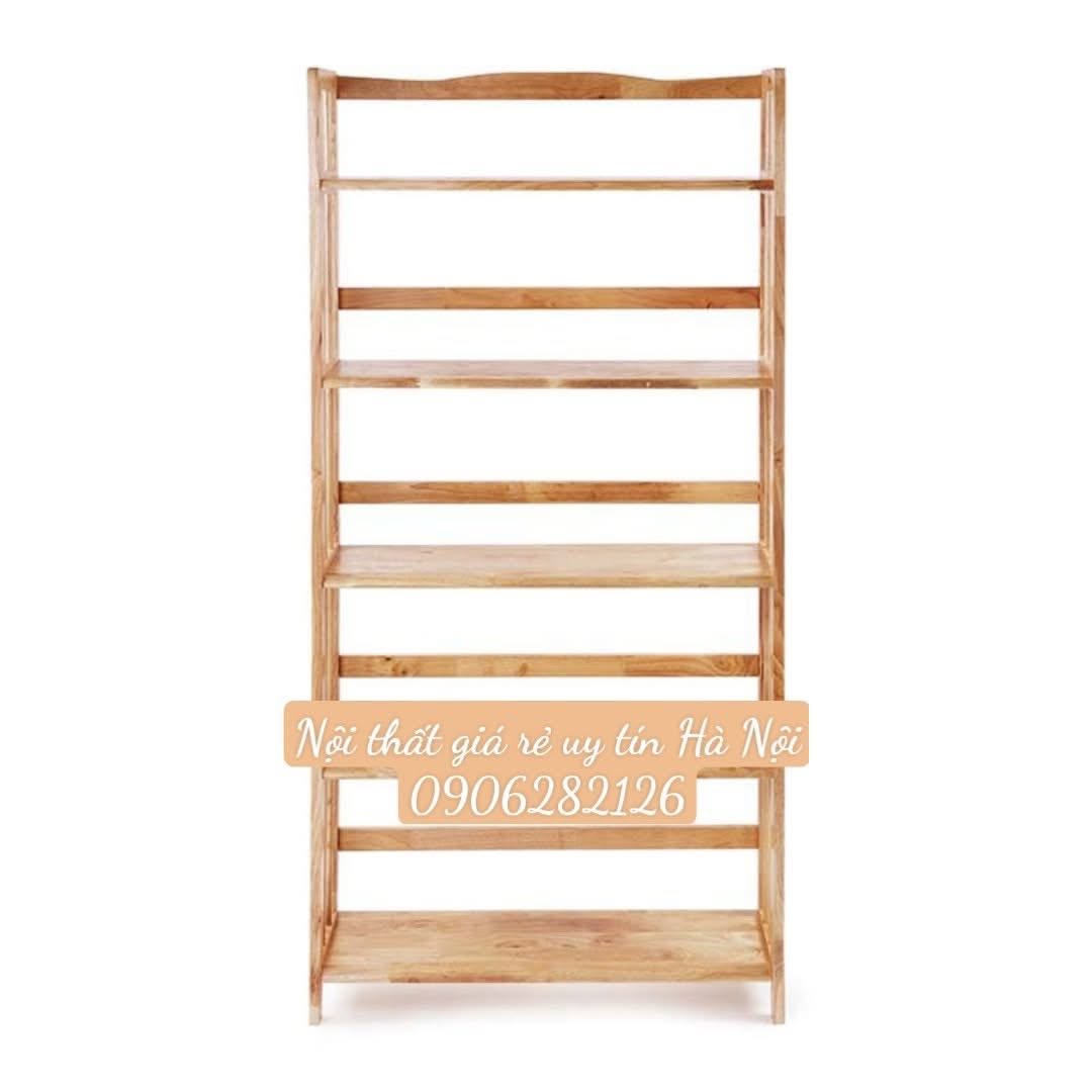 Kệ đa năng gỗ tự nhiên 5 tầng 65cm