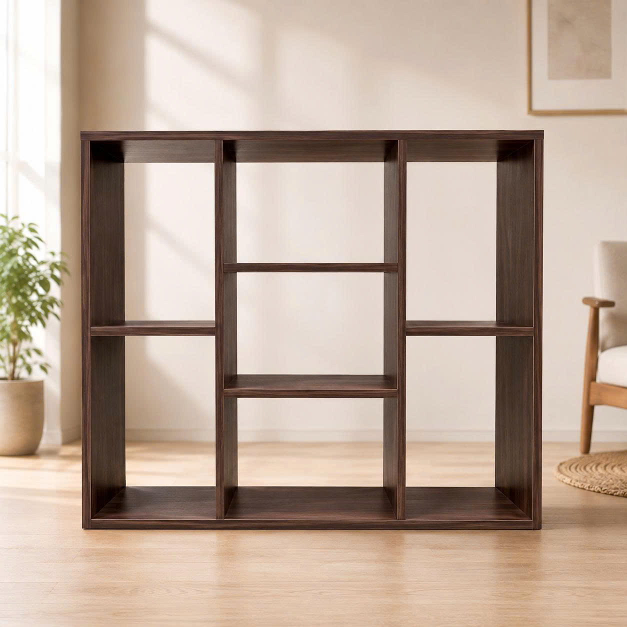 Giá sách gỗ MDF hiện đại 90x1m