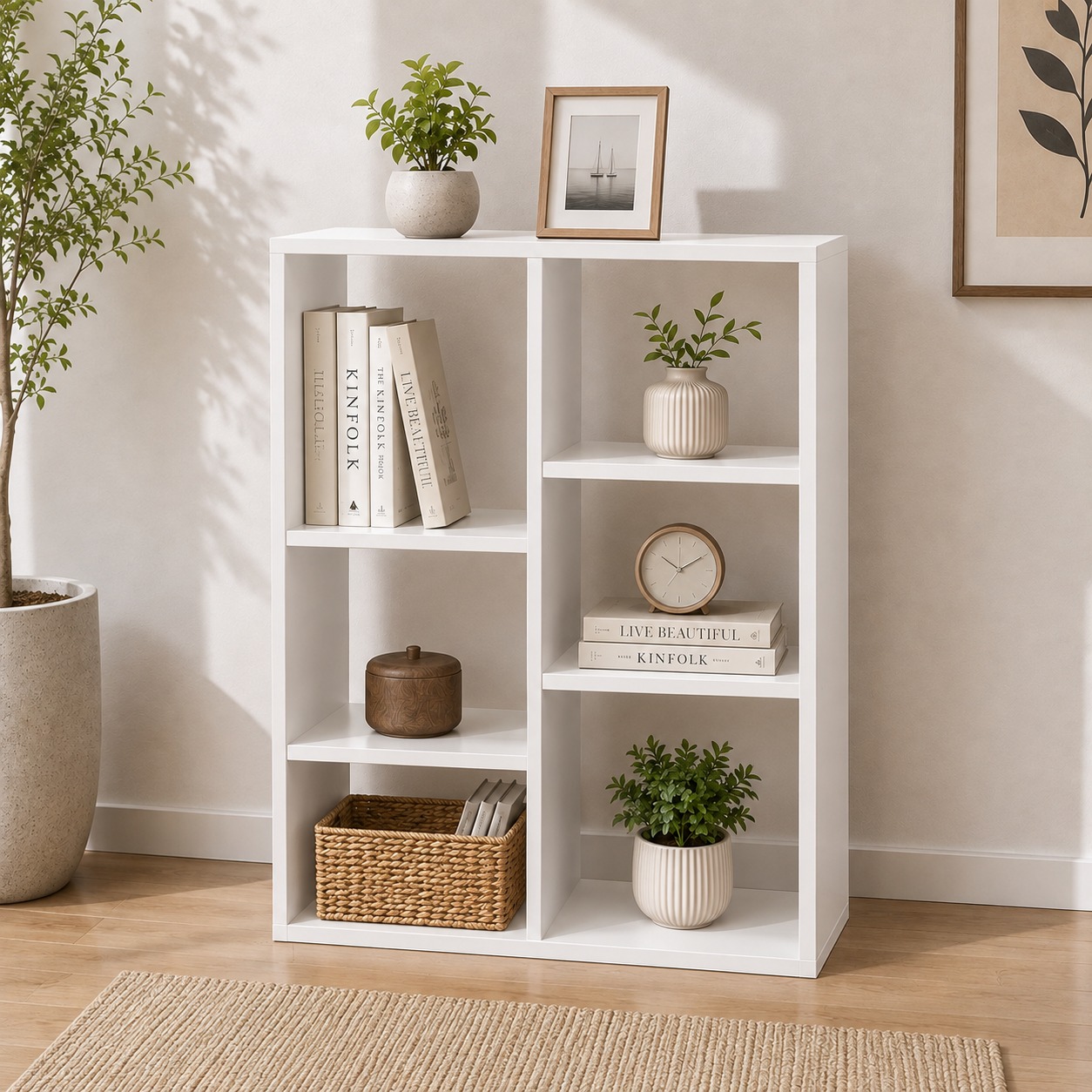 Giá sách, trang trí, đa năng gỗ MDF 60x80cm