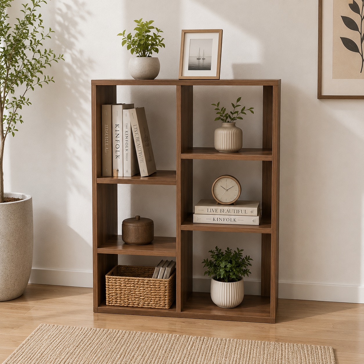 Giá sách, trang trí, đa năng gỗ MDF 60x80cm