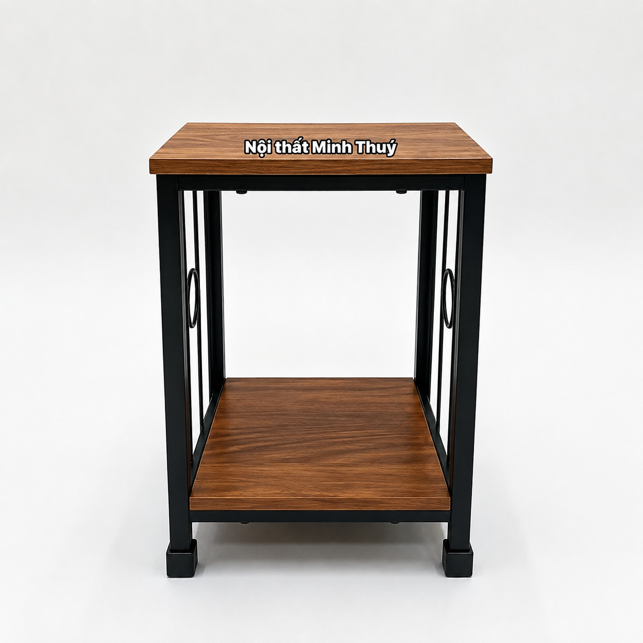 Kệ sắt đôn vuông 2 tầng mini