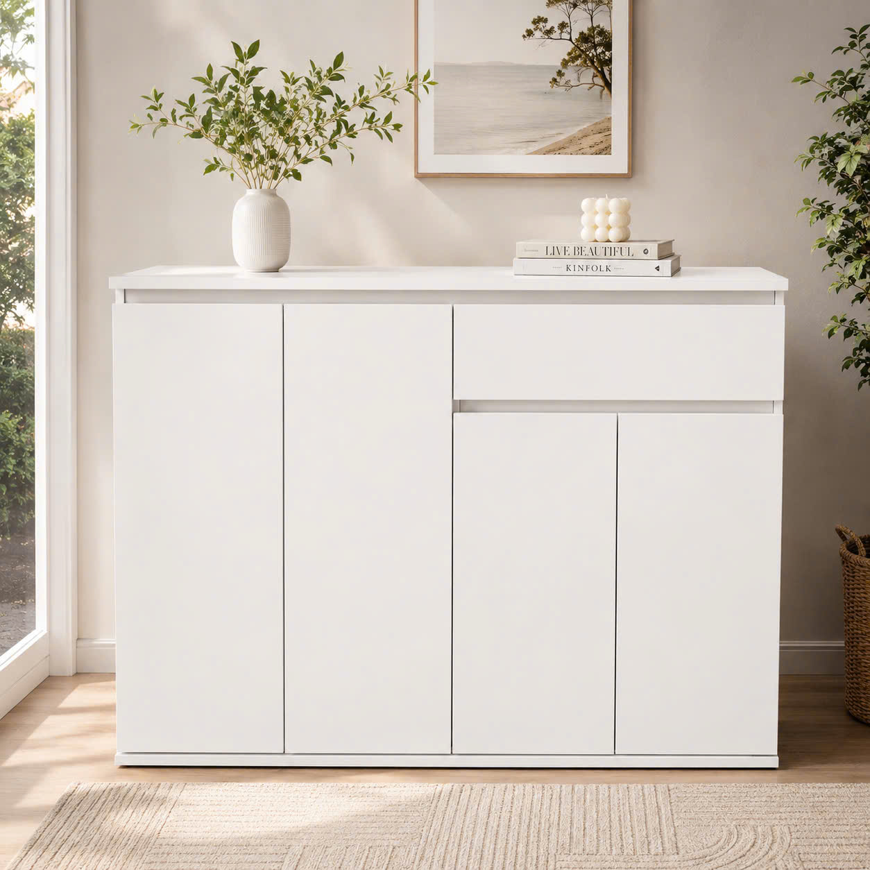 Tủ giày kiêm kệ trang trí 90x1m2 - M2