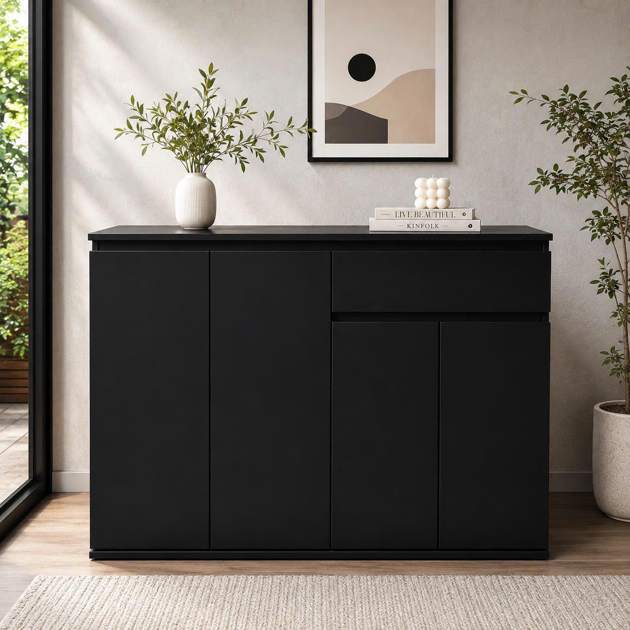 Tủ giày kiêm kệ trang trí 90x1m2 - M2