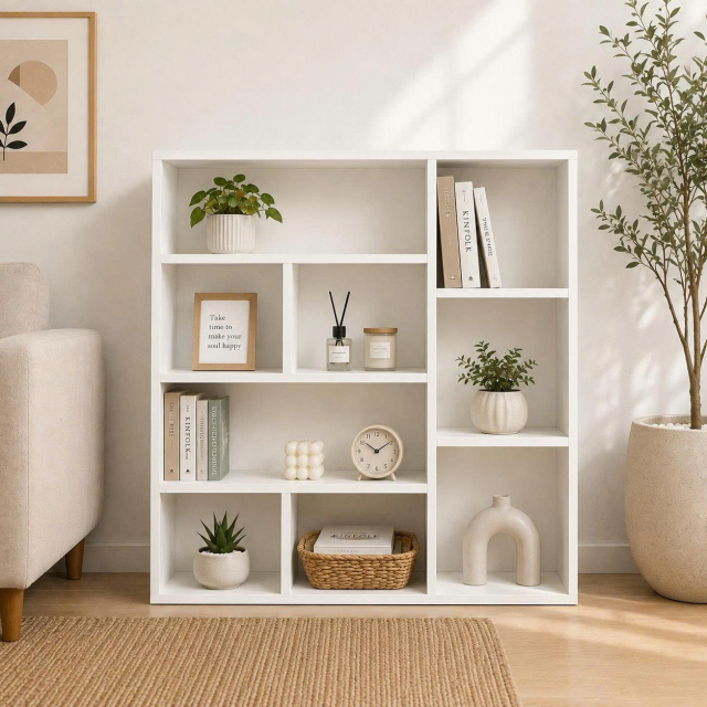 Giá Sách Treo Tường, Để Sàn Linh Hoạt 1m x 1m2