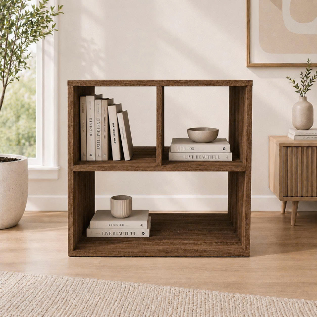 Giá Sách Treo Tường, Để Sàn Linh Hoạt 60x60cm
