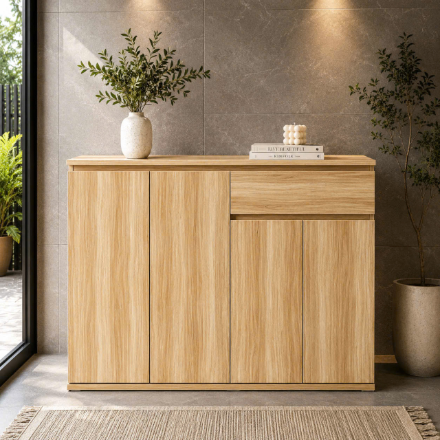 Tủ giày kiêm kệ trang trí 90x1m2 - M2