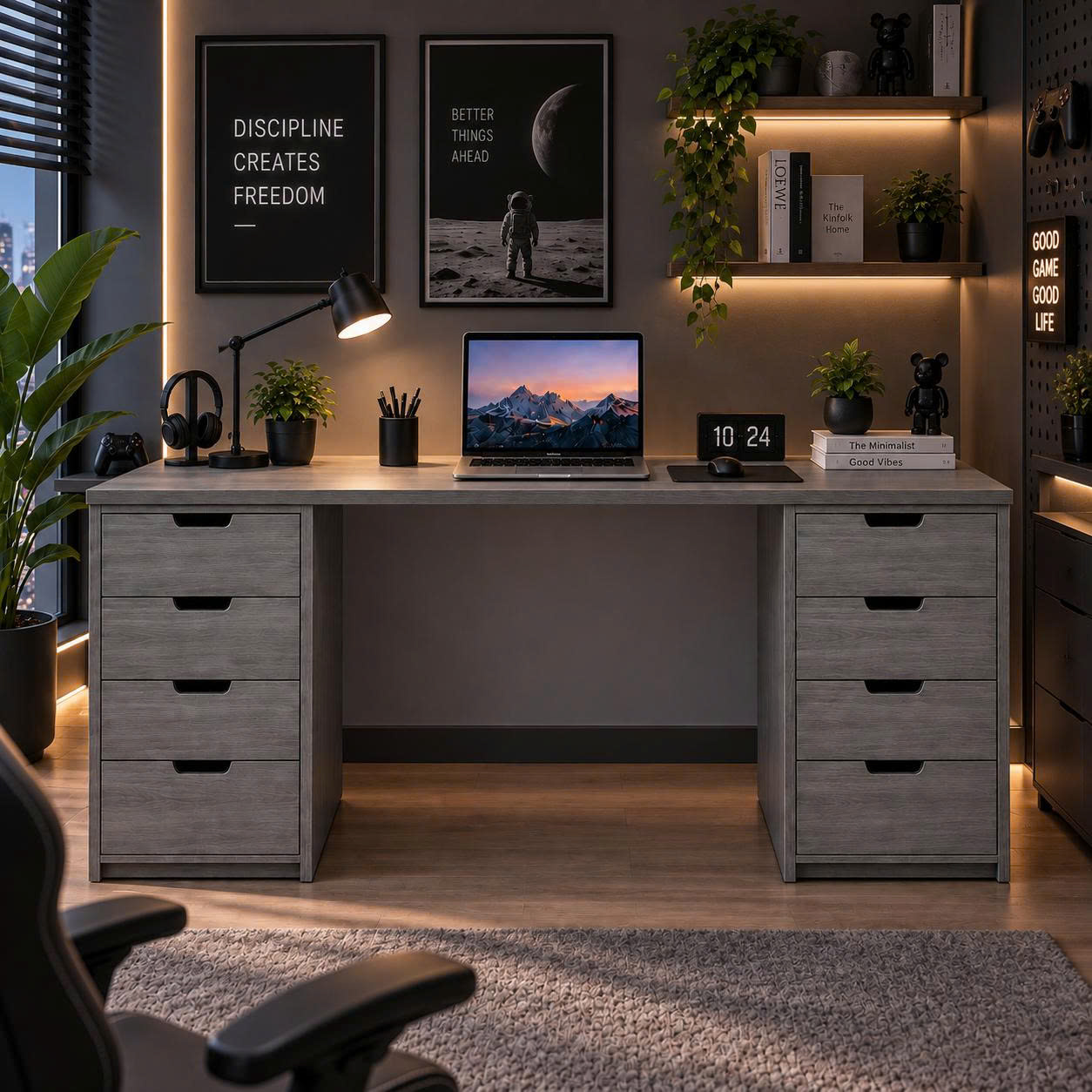 Bàn Học, Gaming, Làm Việc IKEA 60x1m6