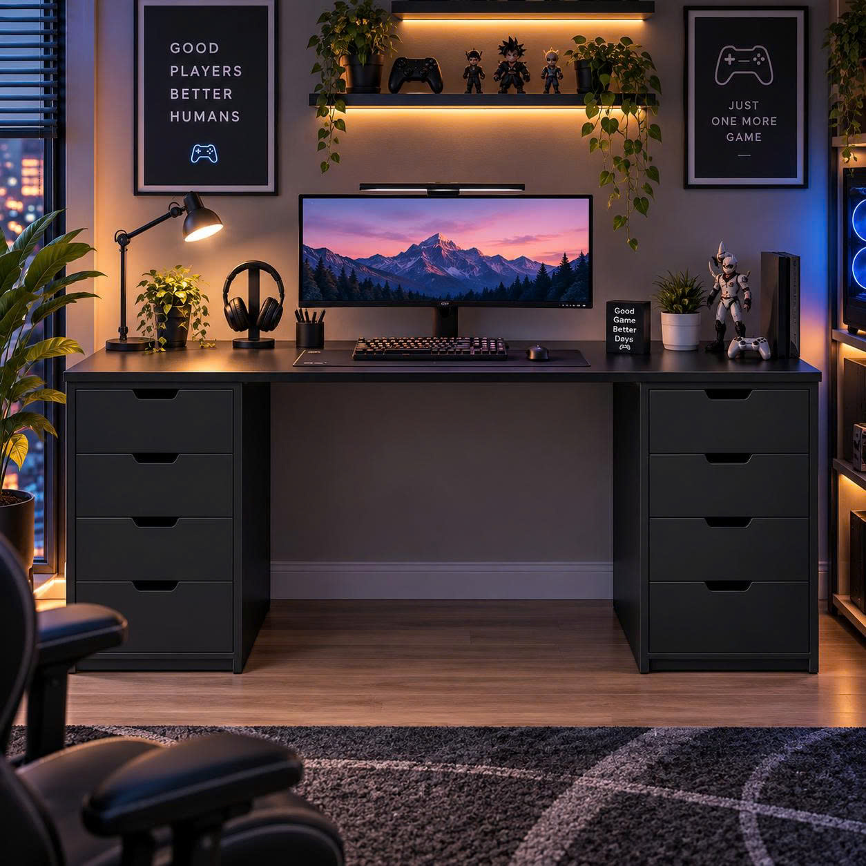 Bàn Học, Gaming, Làm Việc IKEA 60x1m6