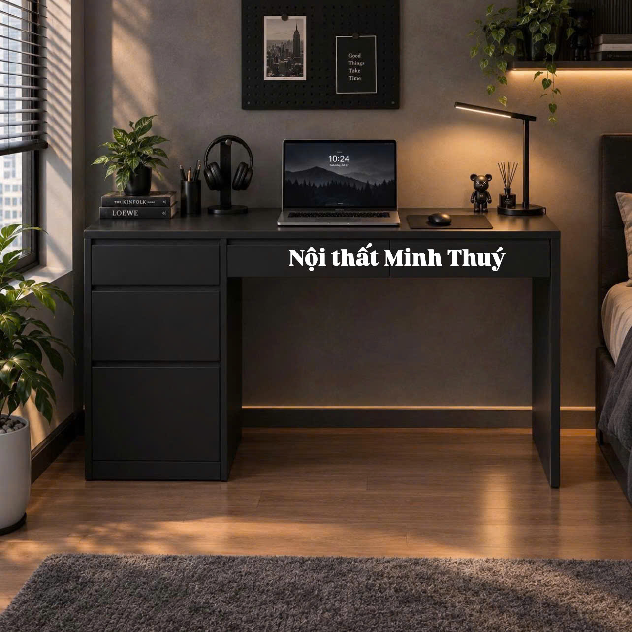 Bàn làm việc đa năng kèm ngăn kéo – Thiết kế hiện đại