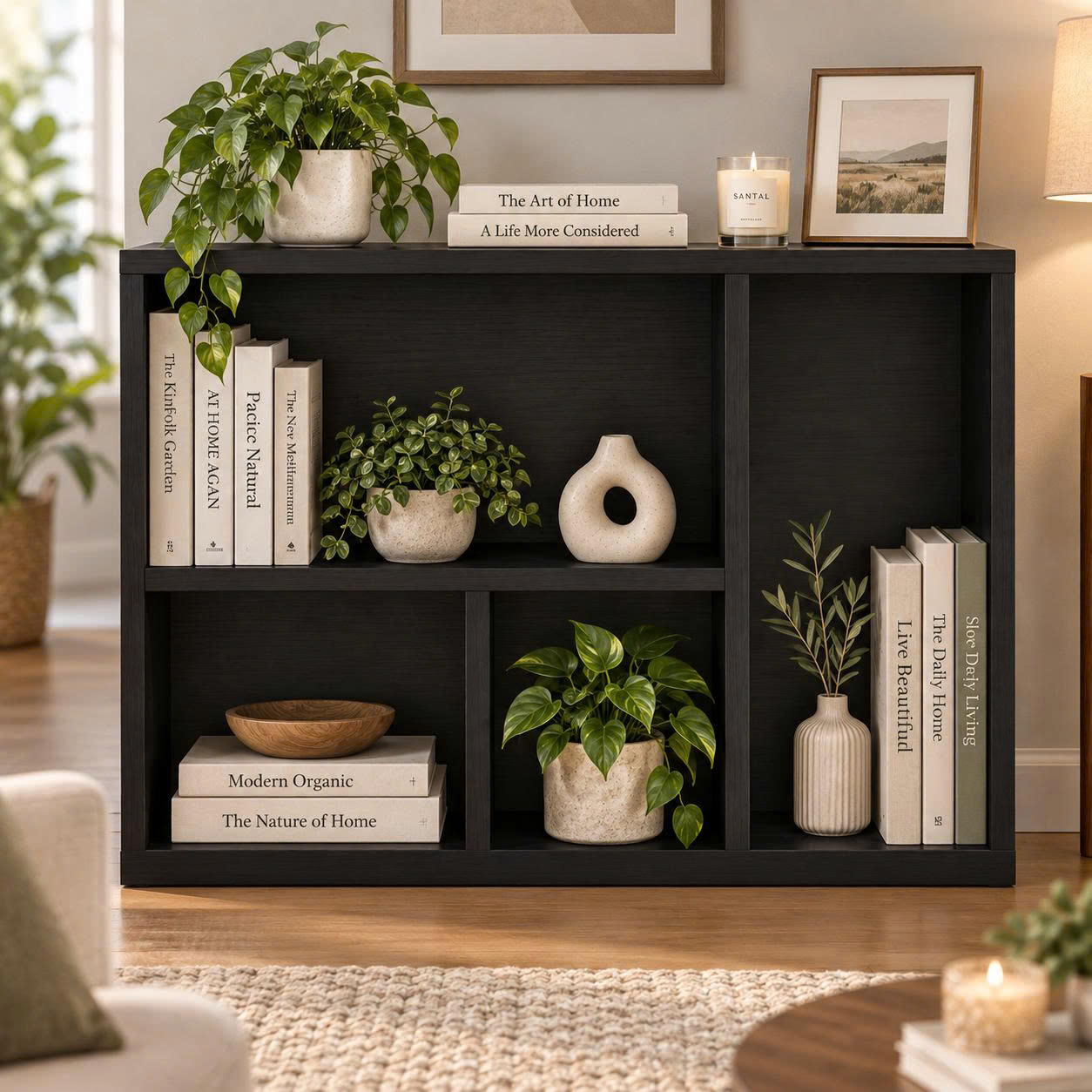 Giá Sách 60x80cm Đa Năng Treo Tường, Đặt Sàn