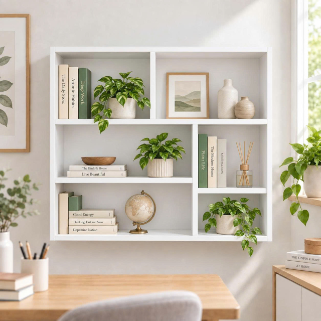 Giá Sách Đa Năng Treo Tường, Để Sách Và Đồ Decor - GSTM78