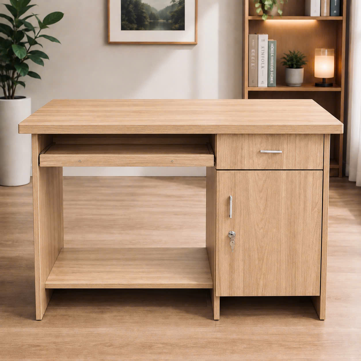 Bàn Làm Việc Đa Năng Gỗ MDF – Kích Thước 1m, 1m2