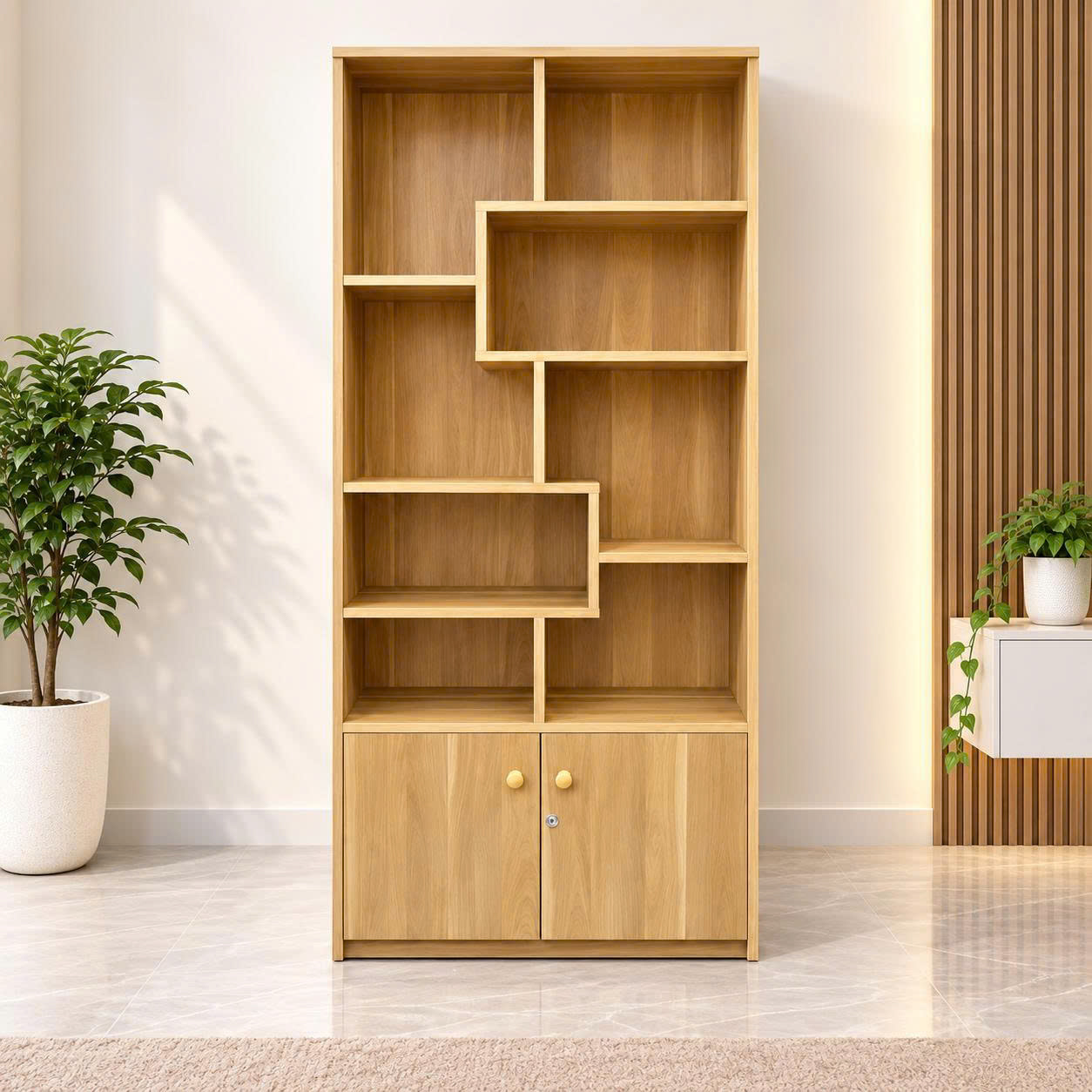 Tủ giá sách thiết kế mới 80cm, 1m x cao 1m9