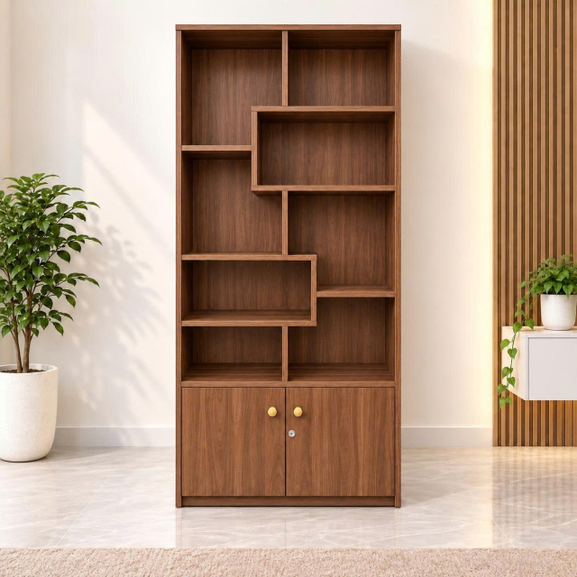 Tủ giá sách thiết kế mới 80cm, 1m x cao 1m9